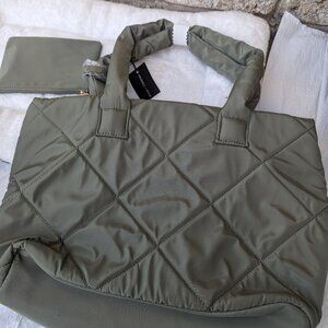 FOREVER 21 PUFFER QUILTED TOTE BAG